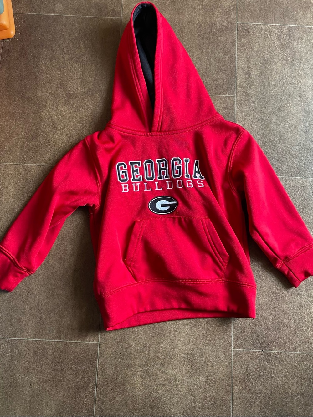 Colosseum Georgia Bulldogs Red Kids Hoodie
